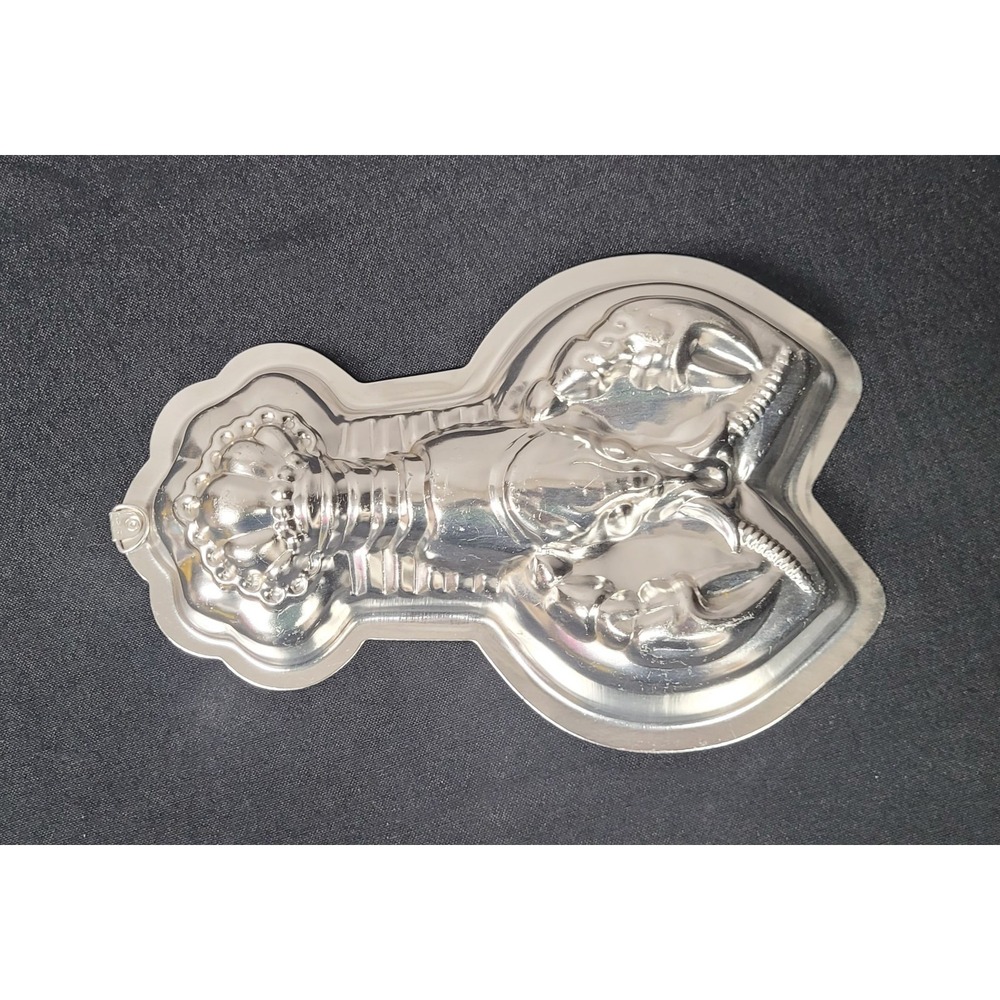 Vintage 1960s Nevco Aluminum Lobster Jello Mold Pan Wall Decor Hong Kong MCM
